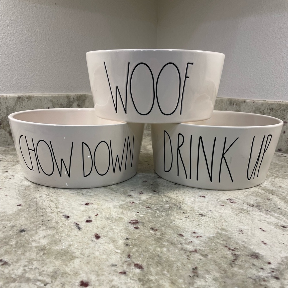 Rae Dunn Dog Bowls